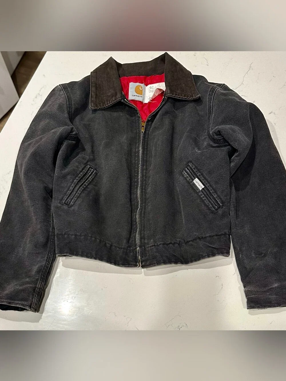 Vintage Carhartt Youth Detroit Jacket (Style JQ605 or YYJ97) Sz 12